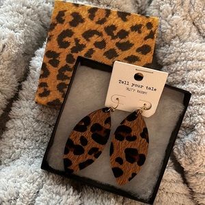 Cheetah Print Earrings